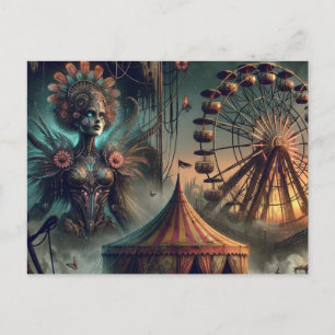 Carte Postale Un carnaval de Steampunk Sci Fi