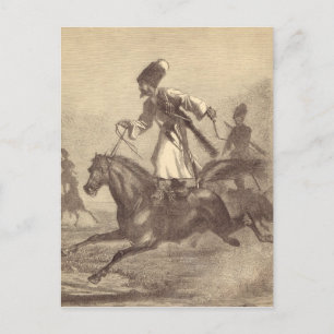 Carte Postale Un cavalier cosaque