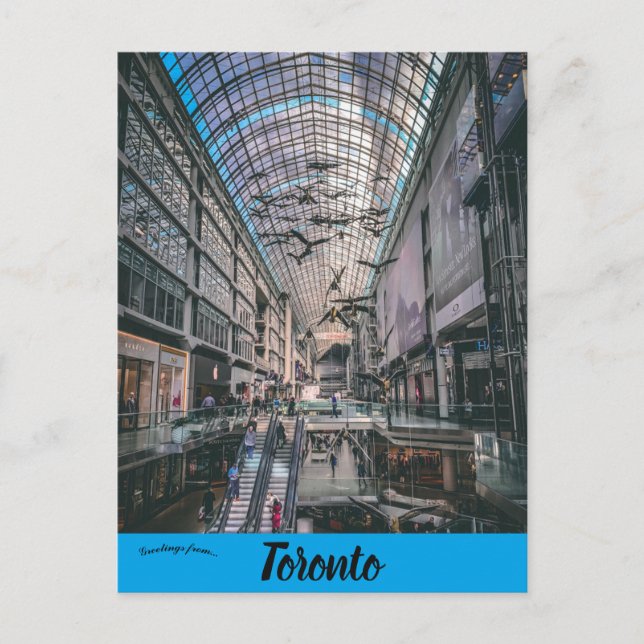 Carte Postale Un centre commercial à Toronto Ontario Canada (Devant)
