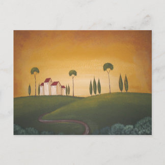 Carte Postale Un Chemin En Toscane