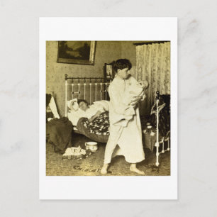 Carte Postale Un chevalier du travail Vintage Stereoview 1901