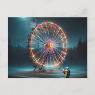 Carte Postale Un Clown accueille