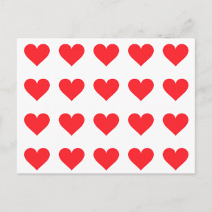 Carte Postale Un coeur d'amour et d'affection