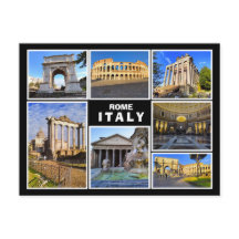 Un collage de Rome, Italie