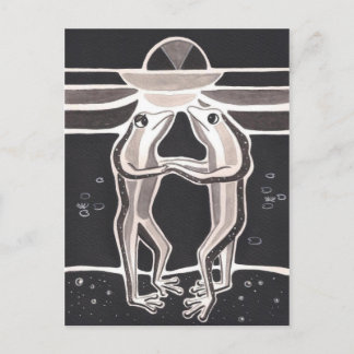 Carte Postale Un conte de grenouilles