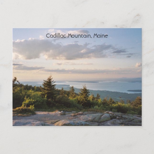 Carte Postale Un coucher du soleil de Cadillac (Devant)