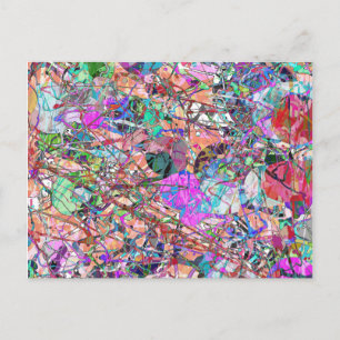 Carte Postale Un coup d'Abstrait