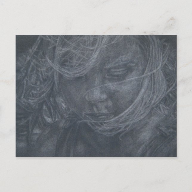 Carte Postale Un crépuscule sur la plage (Devant)