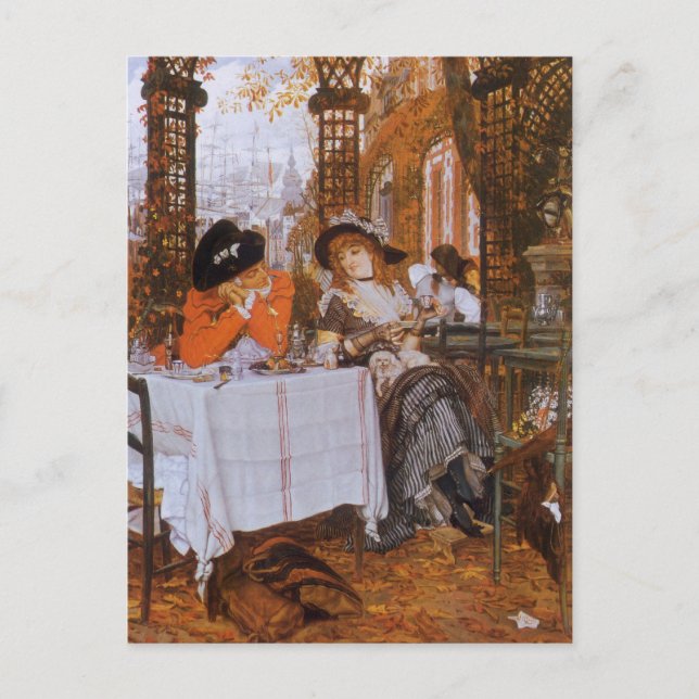 Carte Postale Un déjeuner (Le Dejeuner) de James Tissot (Devant)