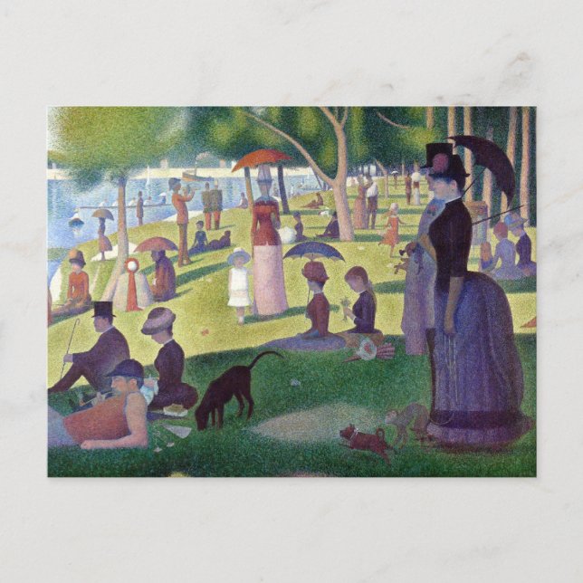 Carte Postale Un dimanche après-midi à La Grande Jatte par Seura (Devant)