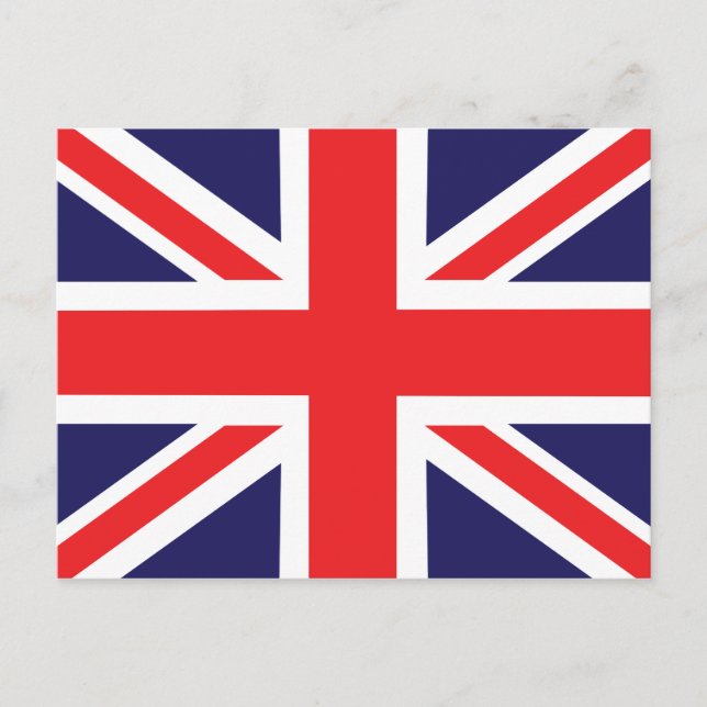 Carte Postale Un drapeau Union Jack. (Devant)