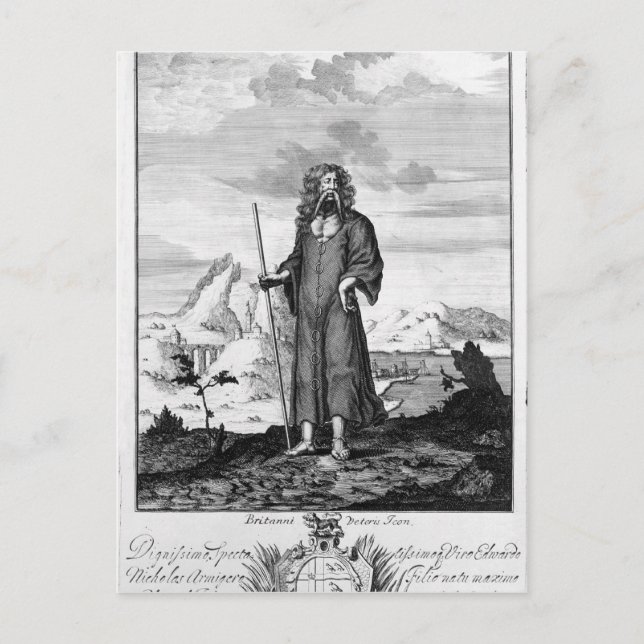 Carte Postale Un druide (Devant)