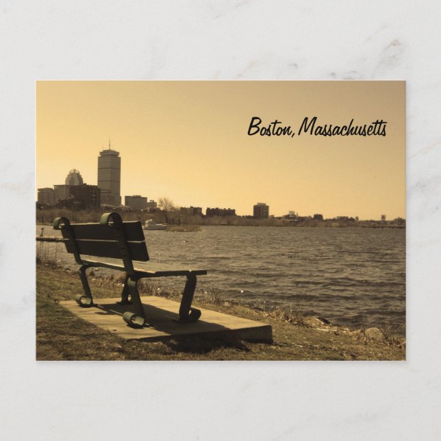 Carte Postale Un endroit parfait pour voir le Charles (Devant)