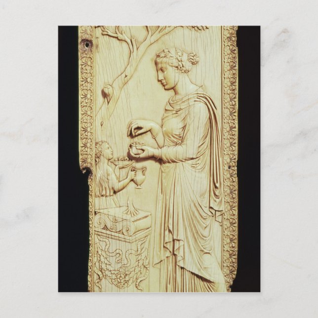 Carte Postale Un feuillet du Diptyque de Symmachi (Devant)