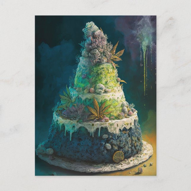 Carte Postale Un Gâteau À L'Hernage (Devant)