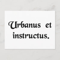 Un gentleman et un érudit.