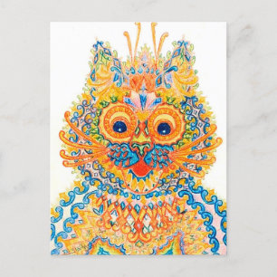 Carte Postale Un Grand Chat, Louis Wain