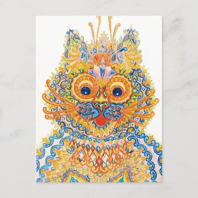 Carte Postale Un Grand Chat, Louis Wain (Devant)