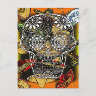 Carte Postale Un hommage vibrant : la fête mexicaine des morts n