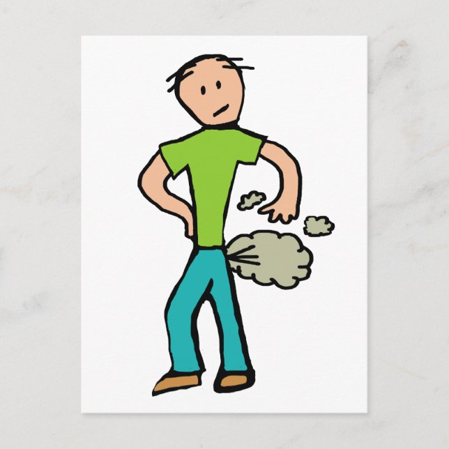 Carte Postale Un homme à la farine (Devant)