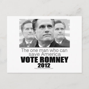 Carte Postale Un homme capable de sauver l'Amérique - Romney 201