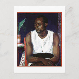 Carte Postale Un homme en blanc par Francis Cadell