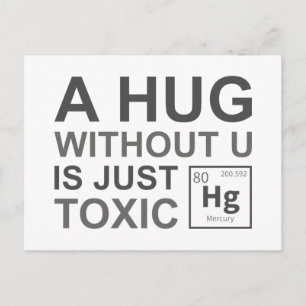 Carte Postale Un Hug Sans U Est Juste Toxique