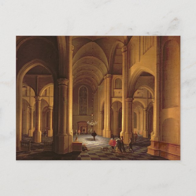 Carte Postale Un intérieur d'église (Devant)