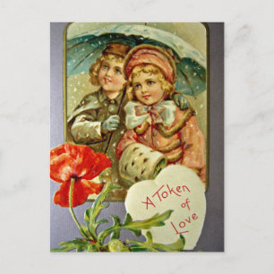 Carte Postale Un jeton d'amour