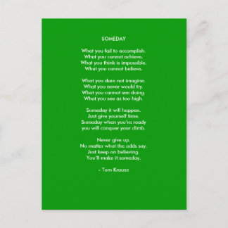 Carte Postale Un jour