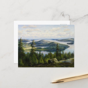 Carte Postale Un jour d'été sur le lac Paijanne, Waenerberg