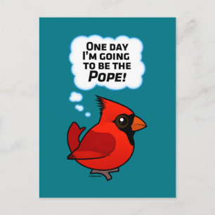 Carte Postale Un jour, je serai le pape !