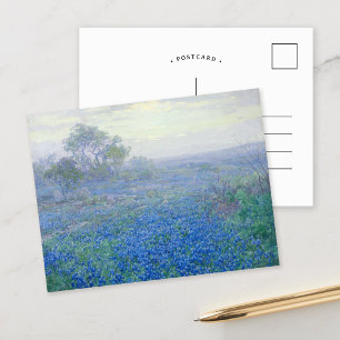 Carte Postale Un jour nuageux, Bluebonnets   Julian Onderdonk