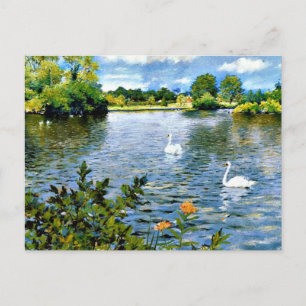 Carte Postale Un lac de Long Island, beaux-arts,