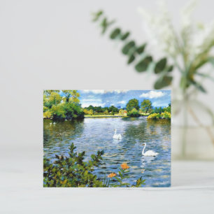 Carte Postale Un lac de Long Island, peinture célèbre,