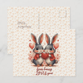 Carte Postale Un Lapin T'Aime