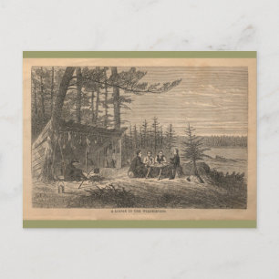 Carte Postale Un lodge en pleine nature