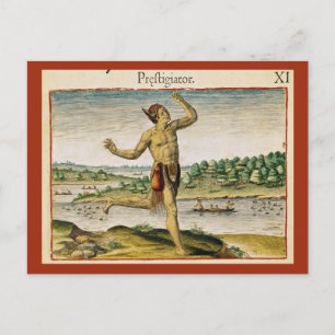 Carte Postale Un magicien de Virginie