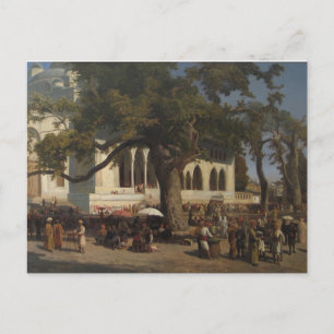 Carte Postale Un marché animé par Karl von Eckenbrecher