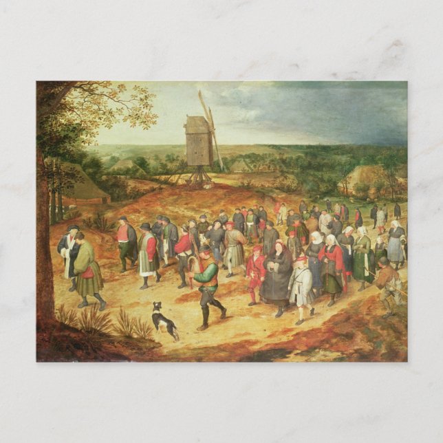 Carte Postale Un Mariage paysan (Devant)