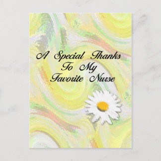 Carte Postale Un Merci Spécial À Mon Infirmière Préférée