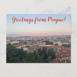 Carte Postale Un monde à célébrer : Salutations de Prague !
