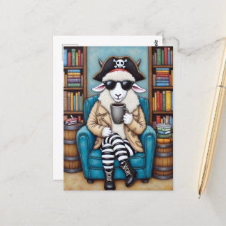 Carte Postale Un mouton pirate