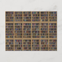 Un mur de bibliothèques rempli de livres