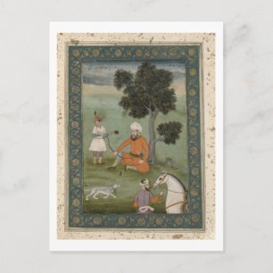 Carte Postale Un noble trans-Oxonien assis sous un arbre, en