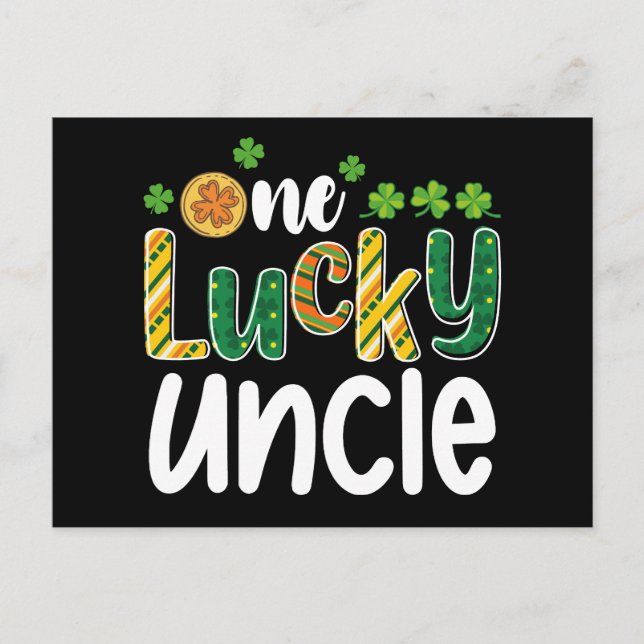 Carte Postale Un oncle chanceux jumelant la famille St Patrick's (Devant)