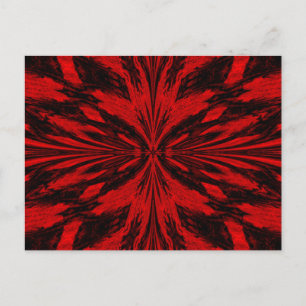 Carte Postale Un papillon rouge