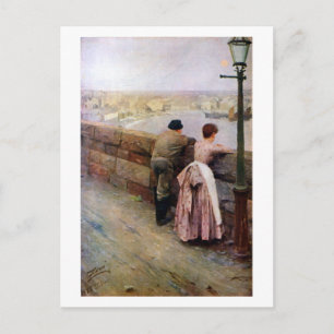 Carte Postale Un pêcheur par Anders Zorn