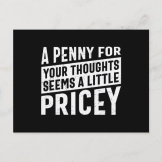 Carte Postale Un Penny Pour Vos Pensées