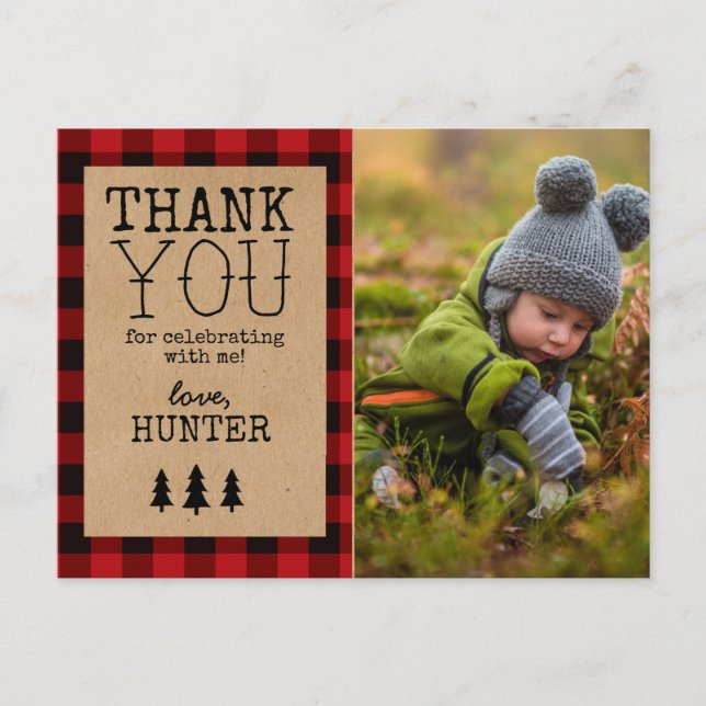 Carte postale Un Petit Ours Anniversaire Merci (Devant)